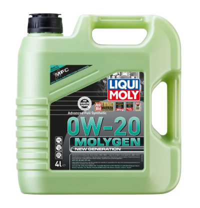 Envase de aceite LIQUI MOLY LIQUI MOLY MOLYGEN 0W20 FULL SINTETICO - GL 4LT grado 0W20 - Lubricentro Piloto